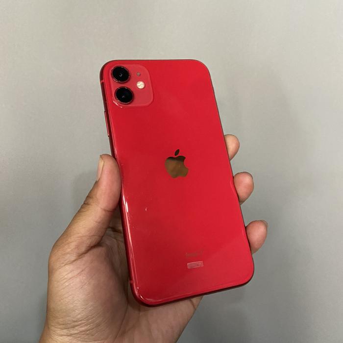 Gambar iPhone 11 64Gb Red Ex iBox dari Sadrakh_Store undefined Tokopedia