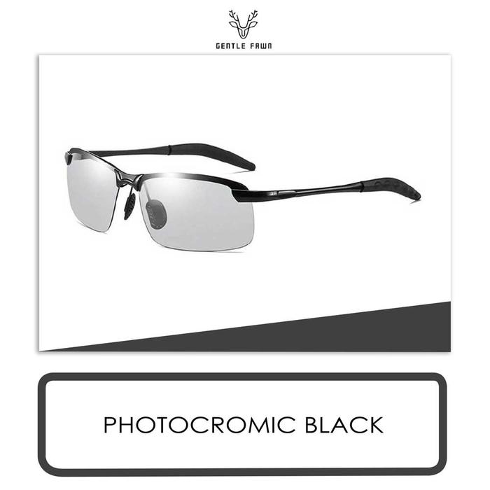 Gambar Gray Pink Kacamata Polarized Photocromic Fashion Pria Metal TR90 3043 - PHTC Black dari Gray Pink undefined Tokopedia