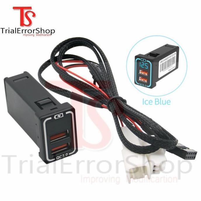 Gambar READY USB VOLTMETER TOYOTA INNOVA REBORN ALPHARD ANPS QC 3.0 FAST - Tidak voltmeter dari Bismaelectro undefined Tokopedia