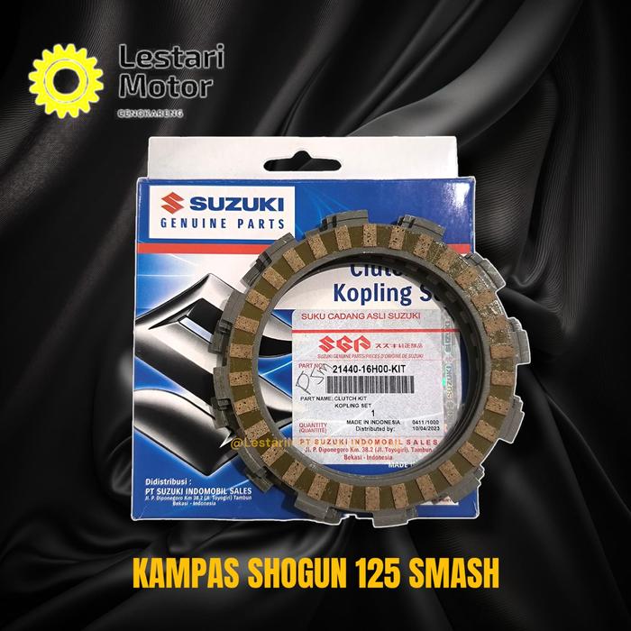 Gambar PLAT KAMPAS KOPLING SHOGUN 125 SMASH SHOGUN SP NR RR FL ASLI SUZUKI dari Lestari Motor 2 undefined Tokopedia