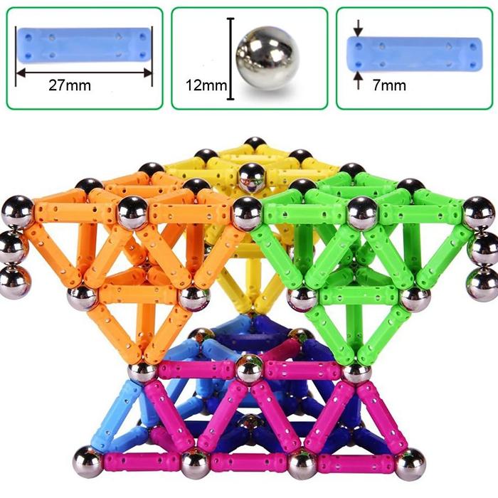 Gambar WR001 DIY Magnetic Building Blocks Magnetic Sticks Set Kids Education dari Figure Colours undefined Tokopedia