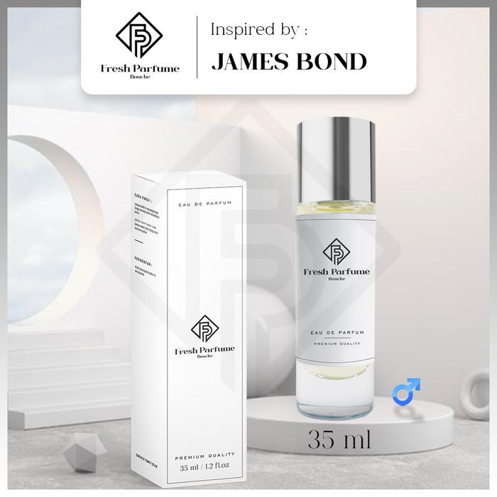 Gambar Fresh Parfume James Bond Parfum Premium EDP Pria Cowo Refill Impor Tahan Lama Minyak Wangi - 35ML dari Fresh Parfume by BOUCHE undefined Tokopedia