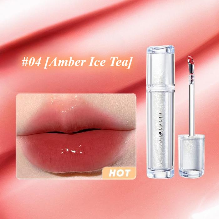 Gambar JudyDoll Ice Steel Watery Lip Gloss Moisturizing Glow / Judydoll - Amber Tea dari Willbebetter23 undefined Tokopedia
