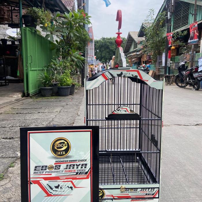 Gambar SANGKAR KANDANG KOTAK EBOD DECAL RUJI FIBER NO 2 - Putih, Sangkar dari ARTOMORO SANGKAR JAKARTA undefined Tokopedia