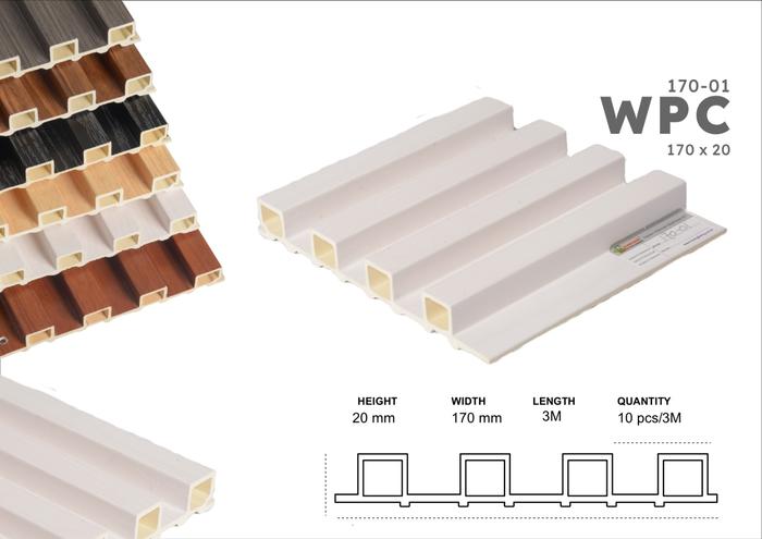 Gambar Wall Panel WPC Wallpanel Woodpanel WPC Laminated Ukuran 3 M x 17 CM - CH-170-01 dari Wang Interior undefined Tokopedia