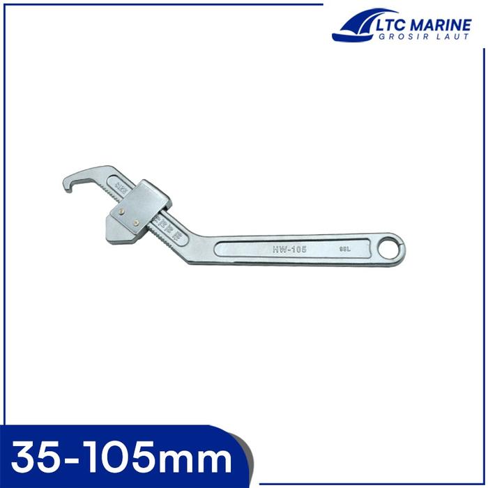 Gambar Adjustable Hook Spanner Wrench Crescent Impa 611201/02 - 35-105mm dari LTC Marine Grosir Laut undefined Tokopedia