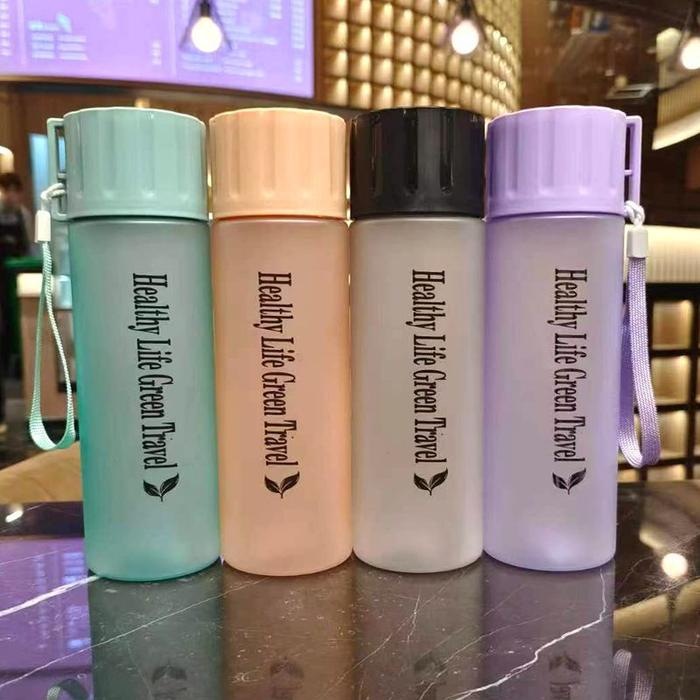 Gambar Botol Minum Aesthetic Minimalis Warna Doff 550 ml - RANDOM dari KS Grosir undefined Tokopedia