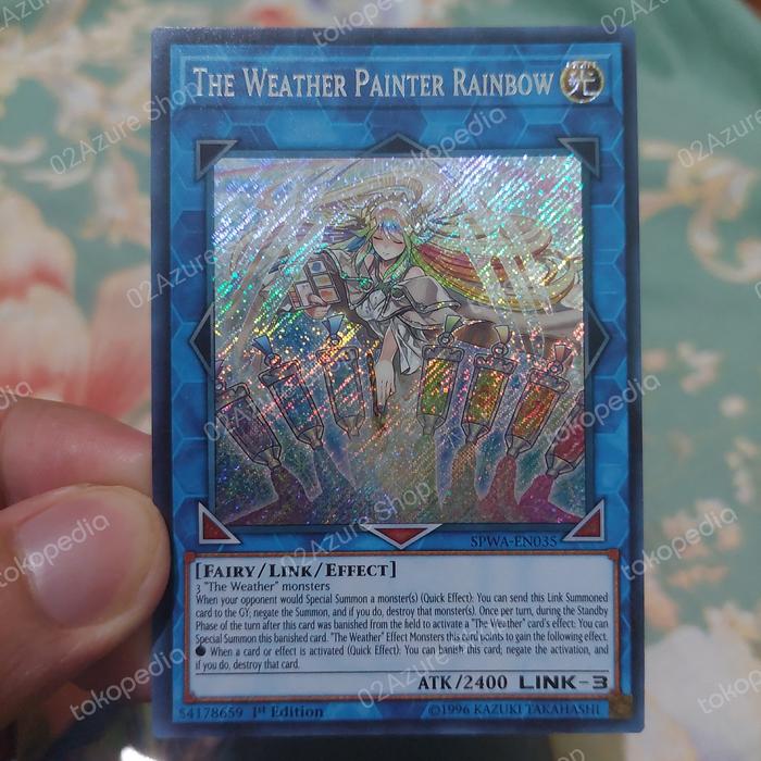 Gambar The Weather Painter Rainbow - Secret Rare 1st SPWA yugioh dari 02Azure Card Shop undefined Tokopedia