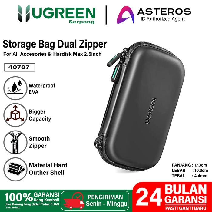 Gambar Casing Hardisk Eksternal Case 2.5" USB 3.0 UGREEN Enclosure HDD 6TB - Pouch HDD dari Ugreen Serpong undefined Tokopedia