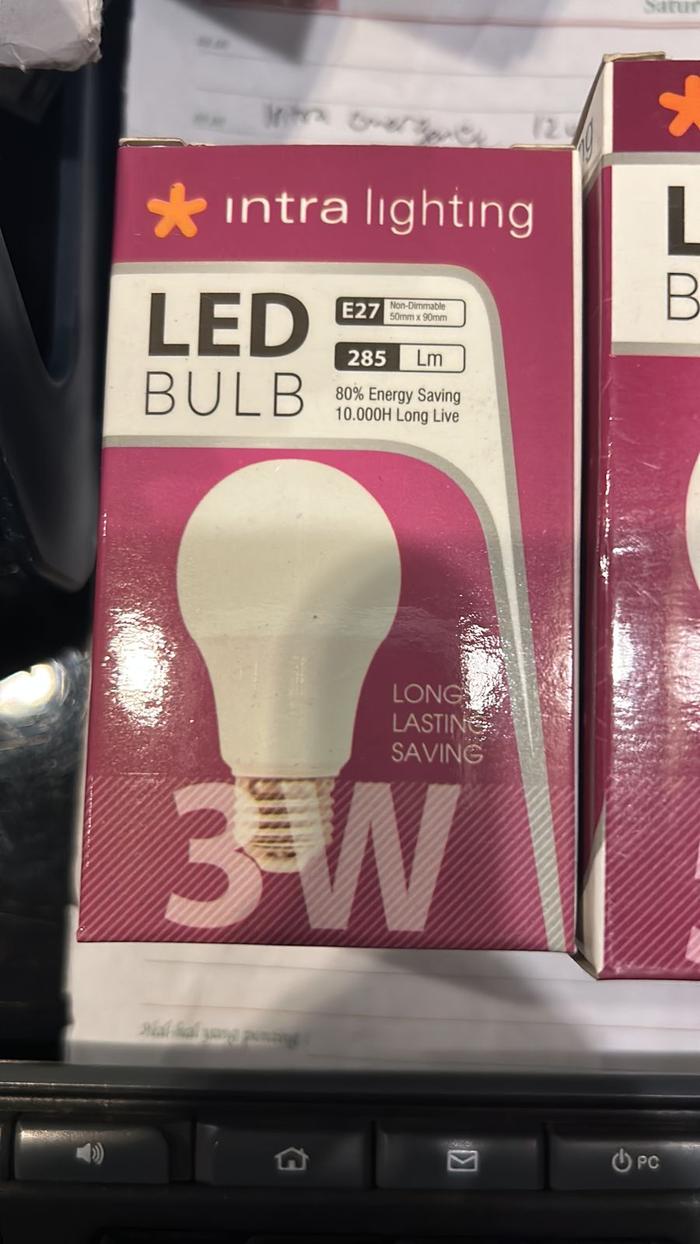 Gambar INTRA LIGHTING LED BULB WARM WHITE - 3 WATT dari SF Tactical undefined Tokopedia