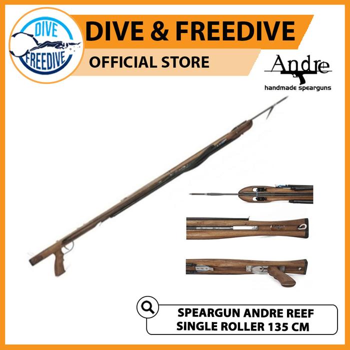 Gambar Speargun Andre Reef Single Roller Panah Tembak Ikan Spearfishing 135cm dari Dive & Freedive undefined Tokopedia