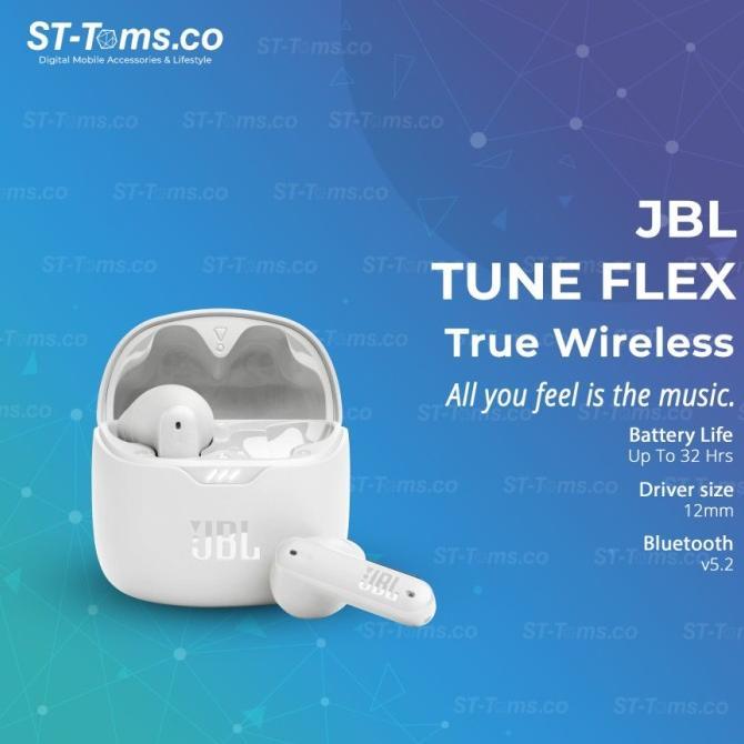 Gambar JBL Tune Flex Ghost TWS True Wireless Bluetooth ANC - White dari zea haura undefined Tokopedia