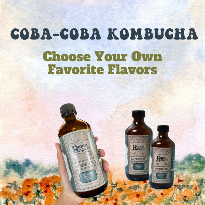 Gambar Paket Coba-Coba Kombucha Rasa Favorit - 3x330 ml - Pilih sendiri, 3 x 330ml dari Ramuraga.co undefined Tokopedia
