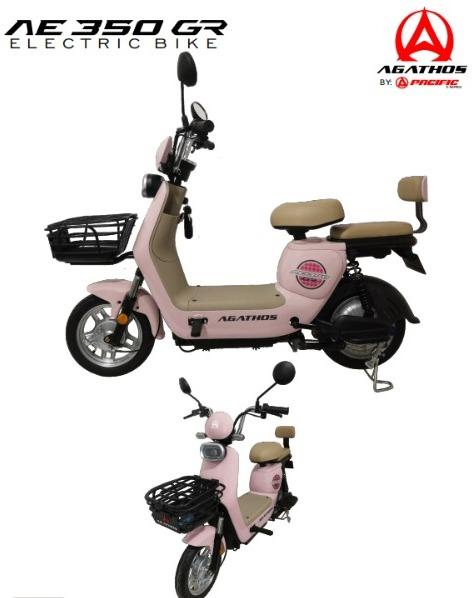 Gambar Sepeda Listrik Agathos AE350 500Watt Pacific Exotic Electric Bike - Pink dari Sepeda dan Motor Listrik undefined Tokopedia