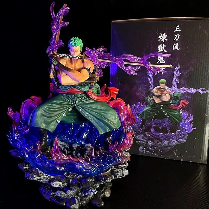 Gambar action figure ashura bakkei roronoa zoro one piece model kyutoryu moju - 1 KEPALA dari KIDDY STATION1 undefined Tokopedia