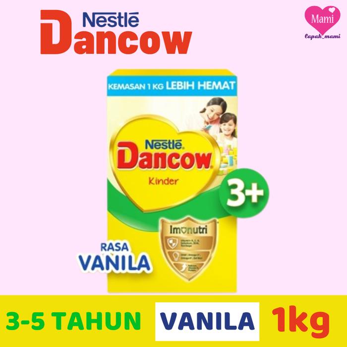 Gambar Dancow 3+ 1000g Box Susu Pertumbuhan Rasa Vanila / Madu 3-5 Tahun - 3+ Vanila 1kg dari lapakmami9 undefined Tokopedia