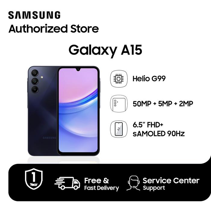 Gambar Samsung Galaxy A15 Lte 8/256 GB - Blue Black dari SES Sidocom Makassar undefined Tokopedia