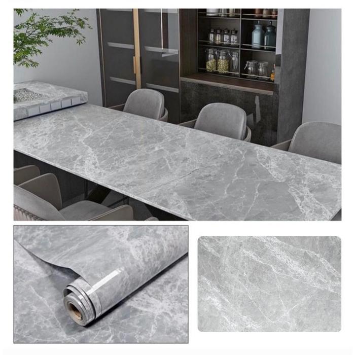 Gambar Bos288 Wallpaper Sticker Motif Marmer Anti Air 60Cm X 3Meter - No.3 dari chairintrendy undefined Tokopedia