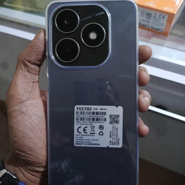 Gambar tecno spark 20 8/256gb garansi resmi - Hitam, 8/256GB dari kojekkshop undefined Tokopedia
