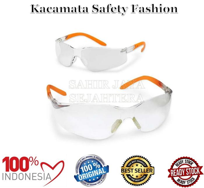 Gambar Kacamata Safety Proyek Kacamata Fashion Kacamata Gerinda Harga Murah - Bening / Clear dari Industrial-Store undefined Tokopedia