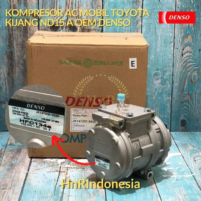 Gambar kompresor Compresor Ac Mobil Toyota Kijang Kapsul Bensin DENSO 15A - DENSO MAYALSIA dari HnR.indonesia undefined Tokopedia