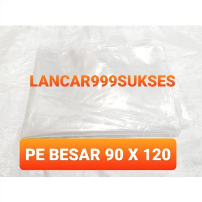 Gambar kantong plastik pe 90x120 bening tebal besar - 90 x 120 ( 5 ) dari Lancar888sukses undefined Tokopedia