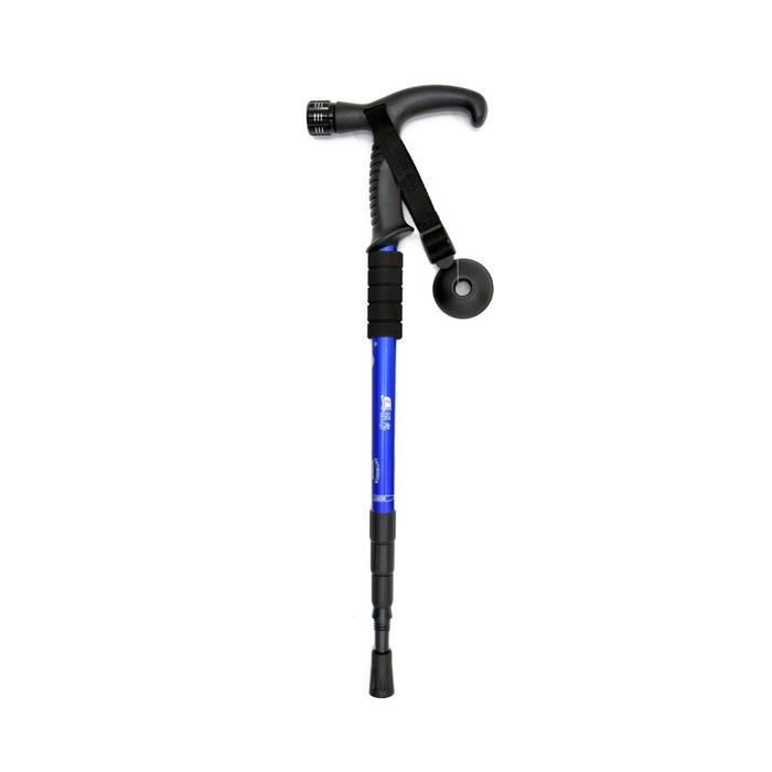Gambar Trekking Pole 4 Ruas 9J4D Tongkat Hiking Gunung Dengan Senter - Biru dari Matougui Outdoor Sport undefined Tokopedia