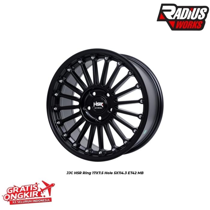 Gambar Velg Mobil RIng 17 HSR JJC Buat Innova reborn Juke Accord Hrv Crv Dll - Matte Black dari HSR Wheel Toko Velg dan Ban Mobil Radius Works undefined Tokopedia