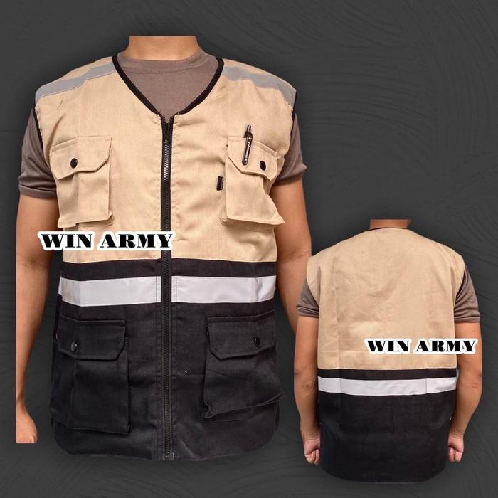 Jual New Rompi Proyek - Rompi Safety - Rompi Tambang - Rompi Kain ...