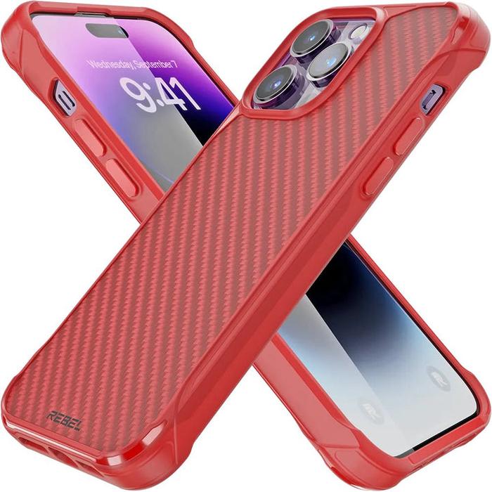 Gambar PHONE REBEL Gen4 Magsafe Case Rebel Red for iPhone 14 Pro dari Phone Rebel Official Store Indonesia undefined Tokopedia
