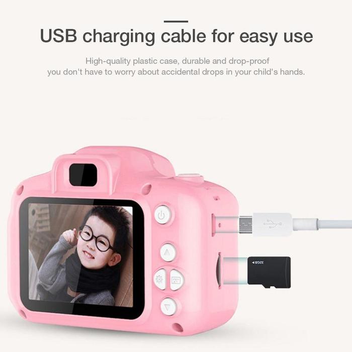 Gambar Kamera mini anak-anak Kamera Digital Mini Anak DSLR Mainan Foto Video - 800pt pink dari PT MITRA SEJAHTERA undefined Tokopedia
