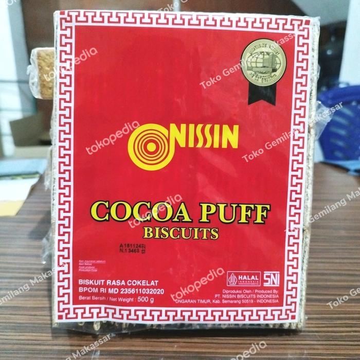 Gambar Nissin Cocoa Puff Biscuit 500 g dari Toko Gemilang Makassar undefined Tokopedia