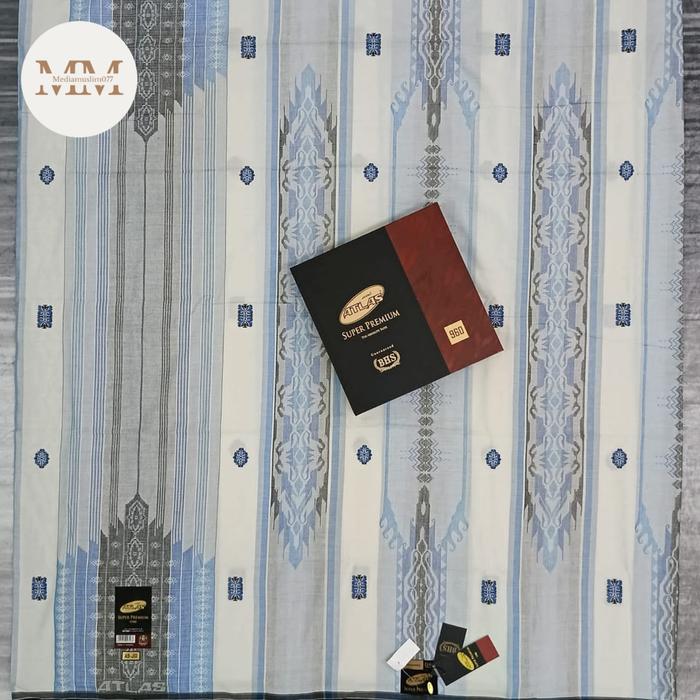 Gambar sarung atlas super premium 960 - Putih dari Mediamuslim077 undefined Tokopedia