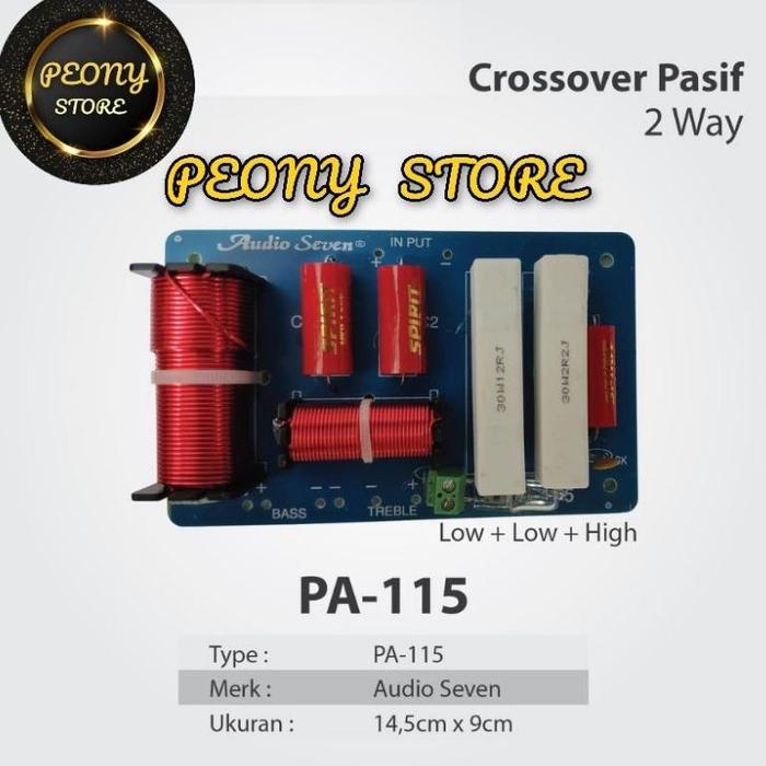 Gambar Crossover pasif Audio Seven PA 115 Crossover 2 Way Original Import dari Tuti tore undefined Tokopedia