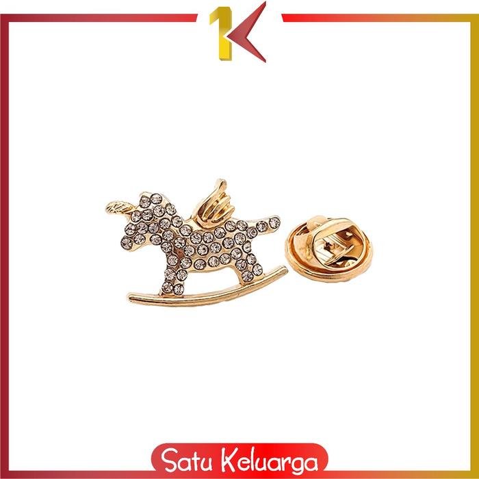 Gambar SK-C1037 Bros Pin Aksesoris Hijab Aksen Mutiara Motif Elegan / Pin - GOLDKUDAPERMATA dari Satukeluarga undefined Tokopedia