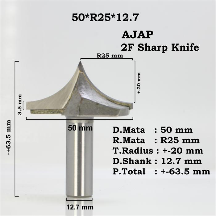 Jual Mata Profil CNC 3DV Groove 1/4 inch mata router kayu ukir sharp ...