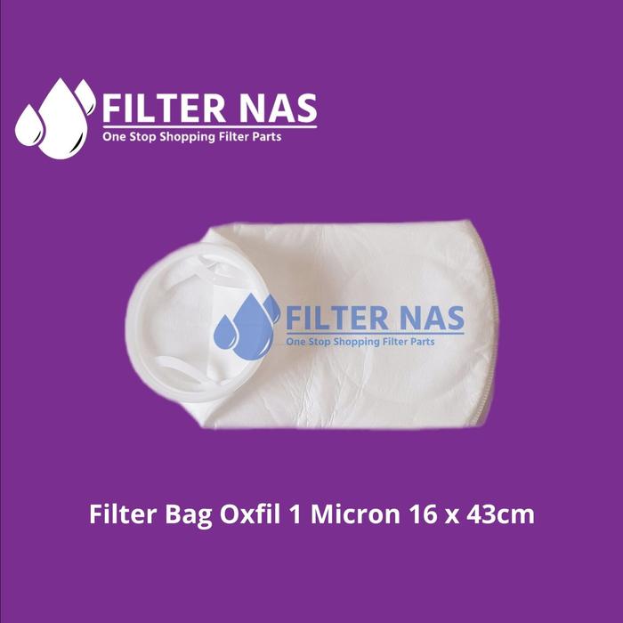 Gambar Filter Bag PP Bag Filter OXFIL 430 1-100 micron Saringan Air Toren - 1 Micron dari FILTER NAS undefined Tokopedia