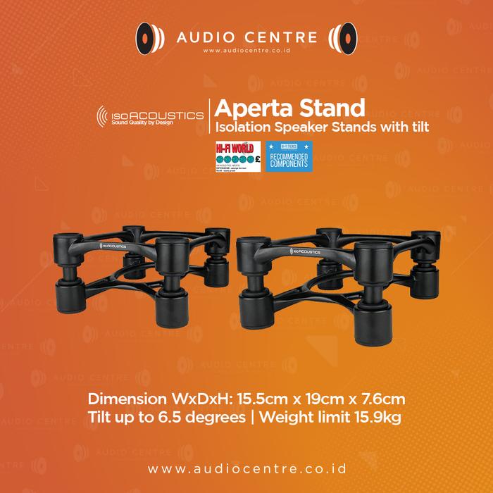 Gambar IsoAcoustics Iso Acoustics Aperta Stand Isolation Stand Speaker dari Audio Centre Official undefined Tokopedia