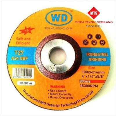 Gambar Mata batu gurinda gerinda grinda WD poles asah 4x6 tebal 4 inchi ASLI - WD 4X6 dari Mitra Teknik Gemilang 88 undefined Tokopedia