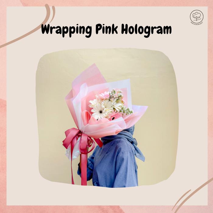 Gambar Buket Bunga Ultah Kado Wisuda Buket Bunga Segar Asli Jogja Sweety Pie - Pink Hologram dari Dried Blume Bouquet undefined Tokopedia