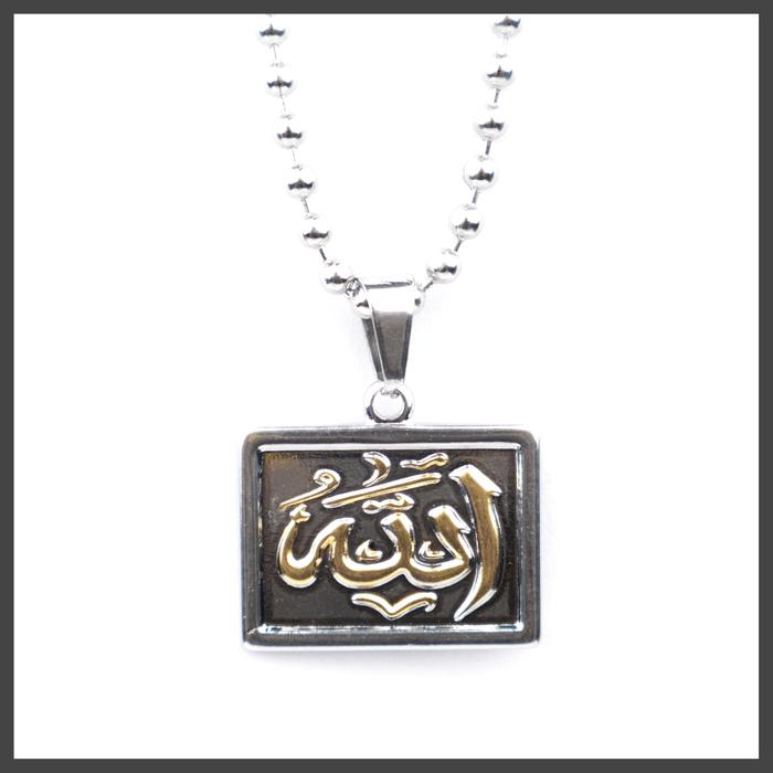 Gambar Kalung Liontin Pria Wanita Titanium Asli Lafadz - Silver dari Central Grosir Gemstone undefined Tokopedia