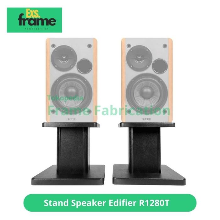 Gambar Stand Speaker Edifier R1280T Flat stand Bookshelf - Hitam dari FrameFabrication undefined Tokopedia