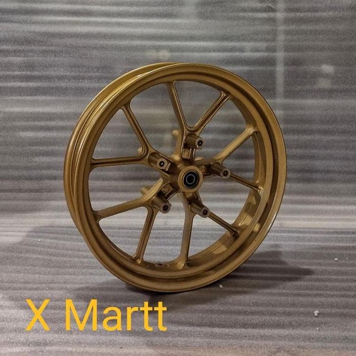 Gambar Velg Racing Ninja 250 Fi Depan Double Disc V Rossi Sprint New Cobra - Gold dari Mekanical Shop undefined Tokopedia