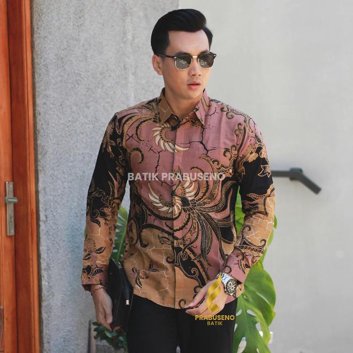 Gambar Batik Prabuseno Slimfit Lengan Panjang motif Kastara - S dari Toko_BatikPrabuseno undefined Tokopedia