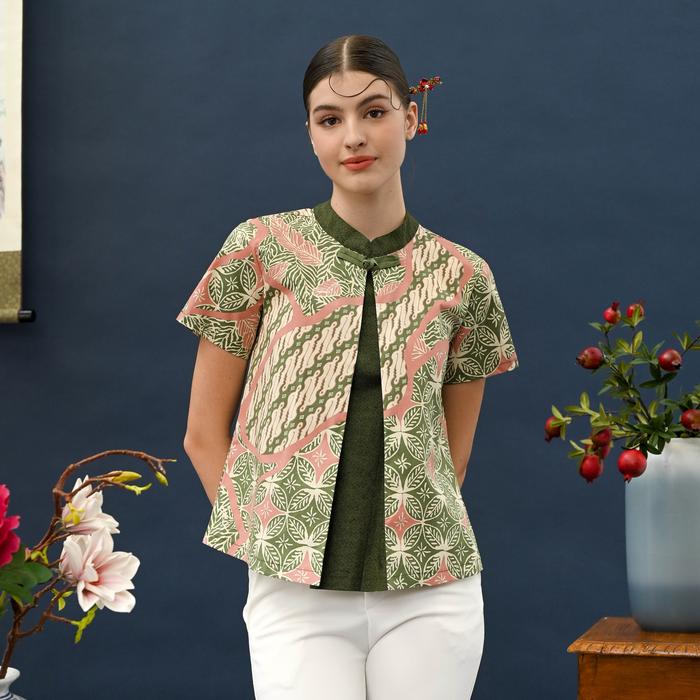 Cheongsam Blouse Model Baju Cheongsam Wanita Promo Blouse Batik