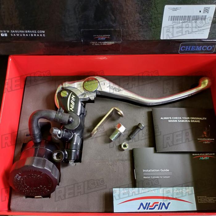 Gambar Master Rem Radial Nissin Samurai Brake 16mm - Hitam dari Luthfi Motosparepart undefined Tokopedia
