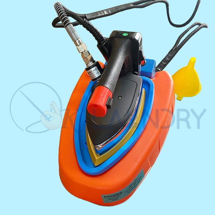 Gambar Setrika Uap Listrik Portable Mini Boiler Ke Jie Long ES-300 / Silverst - Orange dari Ok Laundry undefined Tokopedia