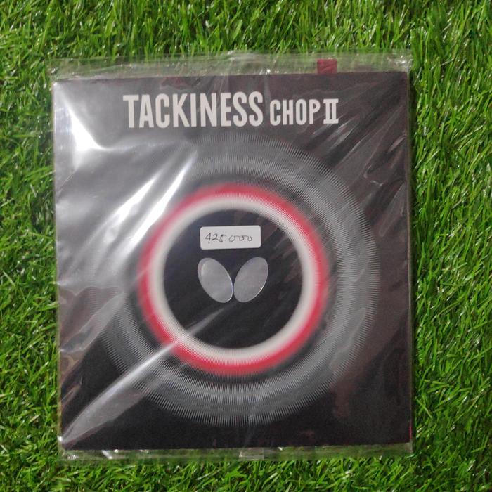 Gambar KARET PINGPONG TENIS MEJA BUTTERFLY TACKINESS CHOP 2 BUAT CHOPER TAJAM - Merah, 1.7 mm dari SADEWA SPORTS undefined Tokopedia