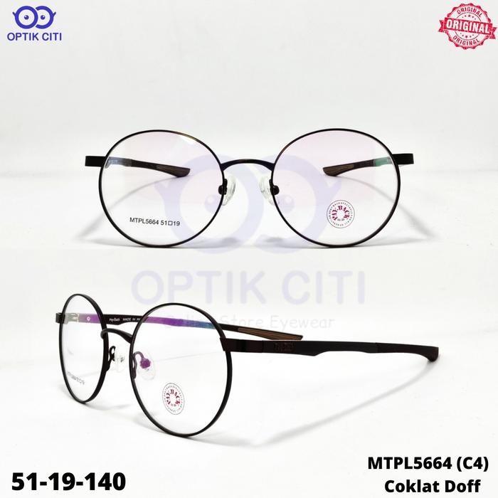 Gambar Kacamata Minus Plus Pria Sporty PayBack MTPL 5664 Bulat Original - C4 coklat dari Optik Citi Eyewear undefined Tokopedia