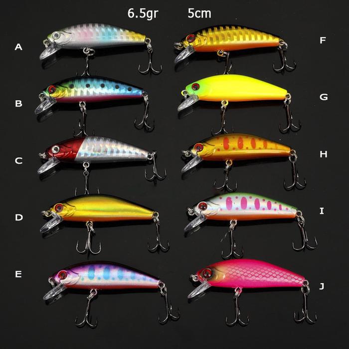 Gambar Umpan Pancing Minnow 6.5 gram 5cm Ultralight Fishing Lure Killer Agile - No. A dari Widya Bali Store undefined Tokopedia